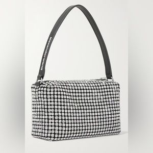 Alexander Wang crystal embellished shoulder bag